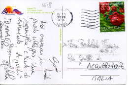 Philatelic Postcard With Stamps Sent From CROATIA To ITALY - Croatia