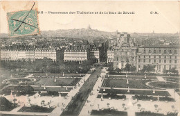 FRANCE - Paris - Panorama Des Tuileries Et De La Rue De Rivoli - Carte Postale Ancienne - Panoramic Views