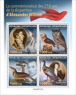 Centrafrica 2023, A. Wilson, Birds, Owl, 4val In BF - Búhos, Lechuza