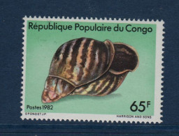 Congo, **, Yv 683 B, Mi 902, SG 907, Coquillage, - Nuevas/fijasellos