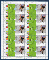 Argentina, 2002, MNH, Soccer World Cup, Catalogue GJ Value $ 20, Complete Sheet (185) - Unused Stamps