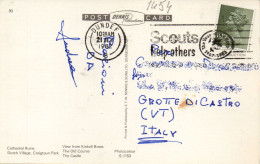 Philatelic Postcard With Stamps Sent From UNITED KINGDOM To ITALY - Cartas & Documentos