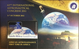 South Africa 2011 Astronautical Congress Minisheet MNH - Neufs