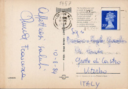 Philatelic Postcard With Stamps Sent From UNITED KINGDOM To ITALY - Cartas & Documentos