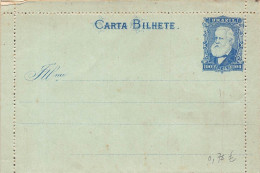 G021 Brazil Unused Postal Stationery 100 Reis - Postwaardestukken