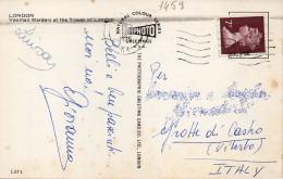 Philatelic Postcard With Stamps Sent From UNITED KINGDOM To ITALY - Briefe U. Dokumente