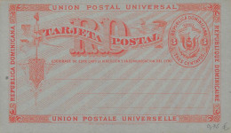 G021 Dominican R., Unused Postal Stationery 3 Centavos - Repubblica Domenicana