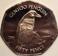 Falkland Islands - 50 Pence 2021AA, Gentoo Penguin, UC# 120 (#3864) - Falkland