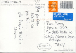 Philatelic Postcard With Stamps Sent From UNITED KINGDOM To ITALY - Brieven En Documenten