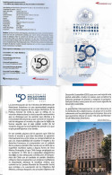 #2591 CHILE 2021 CHILE  INTERNATIONAL DIPLOMATIC RELATIONS ANIV OFFICIAL POST BROCHURE - Cile