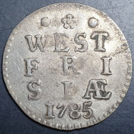 Provincial Dutch Netherlands West Friesland Frisiae 2 Stuiver 1785 Silver - Monedas Provinciales