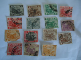 MALAY    USES 15  STAMPS  1906 TIGER - Malaya (British Military Administration)