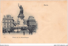 ABWP7-75-0533 - PARIS - La Place De La République - Standbeelden