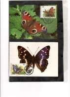 TEM19922 -   8.5.1993     /  FDC  FARFALLE -CAT.UNIFICATO 2503/2506 - MICHEL  2555/2558 - Butterflies