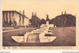 ABWP7-75-0576 - PARIS - Statues Et Cascade De La Porte Dorée - Standbeelden