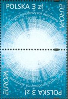 POLOGNE 2009 - Europa - L'astronomie - Tête Bêche 2 V. - Unused Stamps