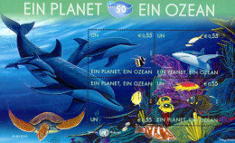 O.N.U. Wenen 2010 - Une Planète, Un Océan - 2 BF - Blokken & Velletjes