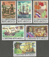 St Kitts-Nevis. 1970 QEII. 6 MH Values To 6c. SG 206etc. M3132 - St.Christopher-Nevis & Anguilla (...-1980)