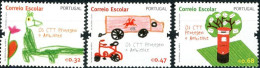PORTUGAL 2010 - Courrier Scolaire - écologie - 3 V. - Cycling