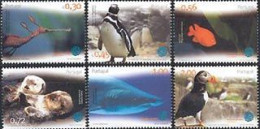 PORTUGAL  2004 - Océanarium De Lisbonne - 5 V. - Pinguïns & Vetganzen