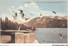 ACH-P4-SUISSE- 0342 - Lac LEMAN - Les Alpes Vaudoises - Valaisannes Et De Savoie - Autres & Non Classés