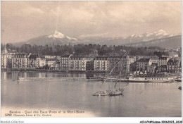 ACH-P4-SUISSE- 0316 - GENEVE - Quai Des Eaux-vives Et Le Mont-blanc - Genève