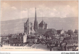 ACIP1-SUISSE-0017 - GENEVE - CATHEDRALE DE ST-PIERRE ET LE SALEVE - Genève