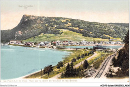 ACIP5-SUISSE-0354 - LE PONT - VUE SUR LA DENT DE VAULION ET LAC BRENET TRAIN - Vaulion