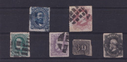 LOT DE TIMBRES  OBLITERES TOUT ETAT DE 1846/79  . INTERESSANT - Oblitérés