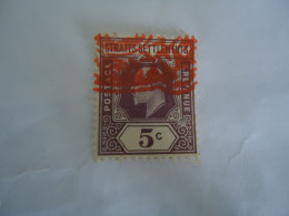 STRAITS SETTLEMENTS MLN   STAMPS   WITH POSTMARK  RED AND HOPE - Straits Settlements