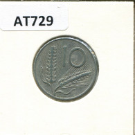 10 LIRE 1969 ITALY Coin #AT729.U.A - 10 Lire