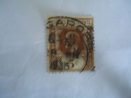 STRAITS SETTLEMENTS USED STAMPS   WITH POSTMARK GAPORA - Straits Settlements