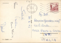 Philatelic Postcard With Stamps Sent From SOCIALIST FEDERAL REPUBLIC OF YUGOSLAVIA To ITALY - Covers & Documents