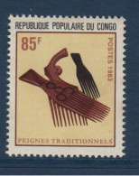 Congo, **, Yv 707, Mi 916, SG 905, Peigne Traditionnel, - Nuevas/fijasellos