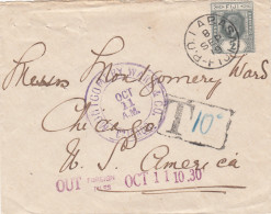 Fiji Islands Cover 1919 + Porto - Fiji (1970-...)