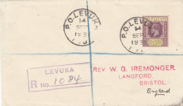 Fiji Islands R Cover 1931 - Fidji (1970-...)