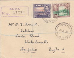 Fiji Islands R Cover 1938 - Fidji (1970-...)