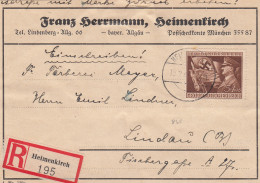 Deutsches Reich Adresskarte 1943 - Lettres & Documents