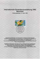 Germany Deutschland 1983 Internationale Gartenbauausstellung Munchen, International Horticultural Exhibition, Bonn - 1981-1990
