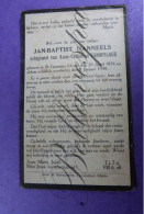 Jan DANNEELS Echt A.VANOPSLAGH St Genesius Rode 1874- 1930 - Obituary Notices