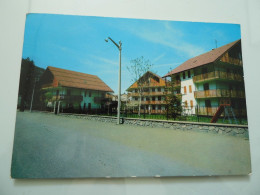 Cartolina Viaggiata "CESANA TORINESE  Condominio Montello" 1983 - Autres Monuments, édifices
