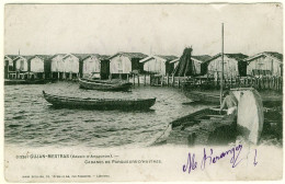 33 - B54586CPA - GUJAN MESTRAS - BASSIN ARCACHON - Cabanes De Parqueurs D'huitres - Carte Pionnière - Assez Bon état - G - Gujan-Mestras