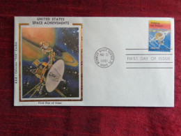 1981 - COVER - U.S.A. -  UNITED STATES SPACE ACHIEVEMENTS, COLORANO SILK CACHET - Collections (sans Albums)