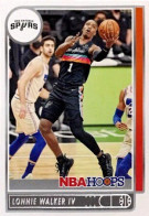 54 Lonnie Walker IV - San Antonio Spurs - Carte Panini NBA Hoops Base Cards 2021-22 - Otros & Sin Clasificación