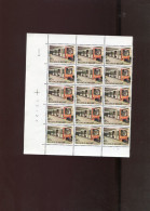 Belgie 1826 1826-V Metro Brussels Varieteit Z.26 In Blok Van 15 Plaatnummer 1 MNH OCB +12€ - 1961-1990