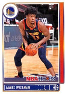 58 James Wiseman - Golden State Warriors - Carte Panini NBA Hoops Base Cards 2021-22 - Other & Unclassified