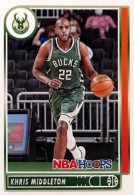 83 Khris Middleton - Milwaukee Bucks - Carte Panini NBA Hoops Base Cards 2021-22 - Autres & Non Classés