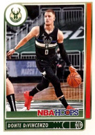 93 Donte DiVincenzo - Milwaukee Bucks - Carte Panini NBA Hoops Base Cards 2021-22 - Sonstige & Ohne Zuordnung