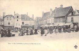 FRANCE - Vierzon - La Place Du Marché Au Blé - Animé - Carte Postale Ancienne - Vierzon