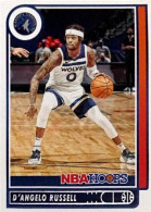 161 D'Angelo Russell - Minnesota Timberwolves - Carte Panini NBA Hoops Base Cards 2021-22 - Altri & Non Classificati